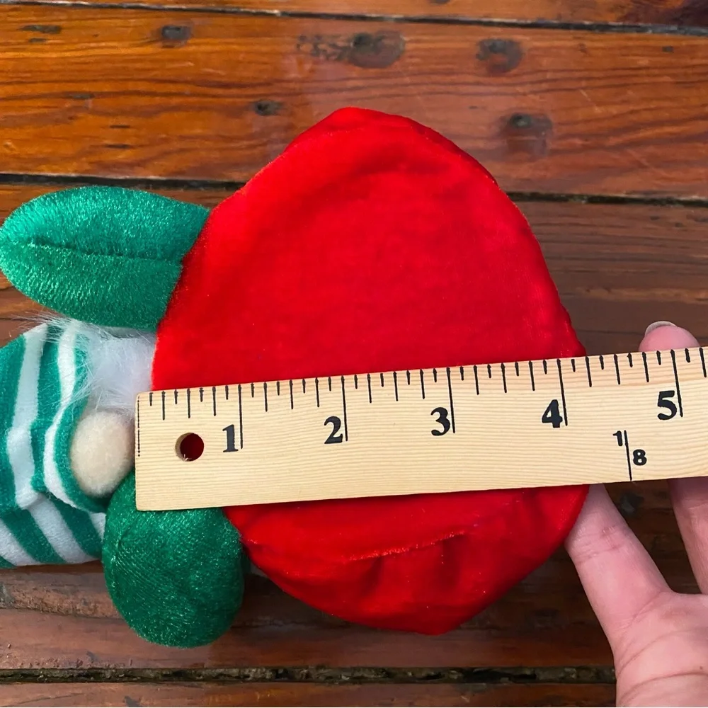 Stuffed Gnome with Pocket for a Present